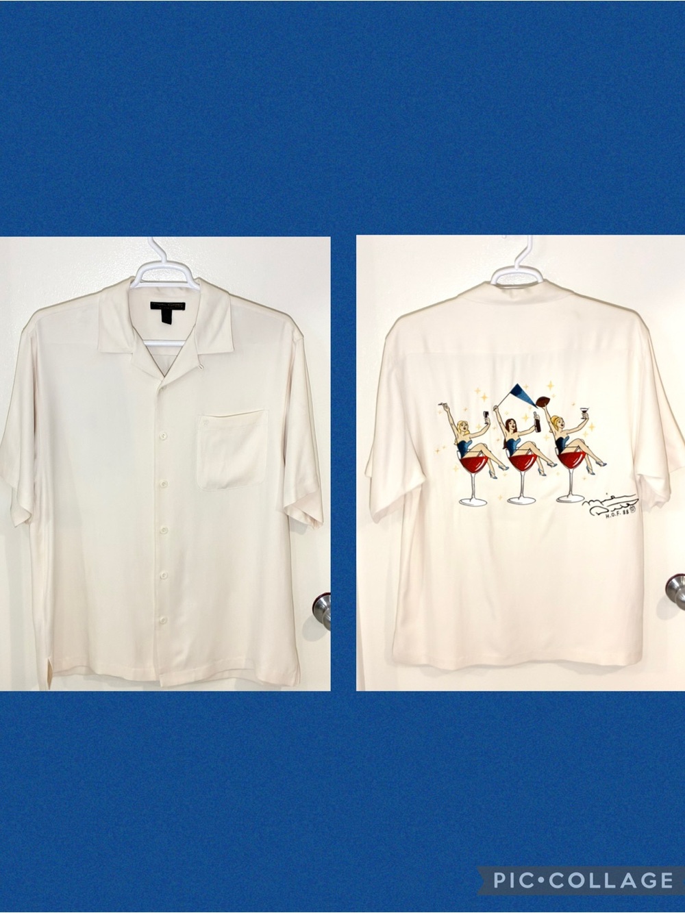 Mike Ditka Hall of Fame Series Embroidered Silk Shirt